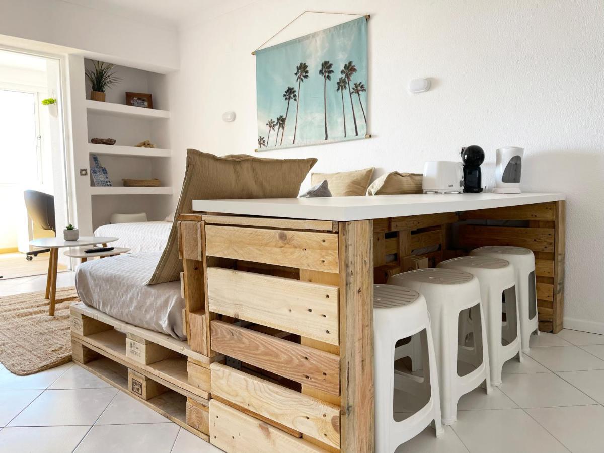 Panoramic Seaview - 2 Bedroom, Main Ave, 15 Min Walk Beach, Workspace Albufeira Bagian luar foto