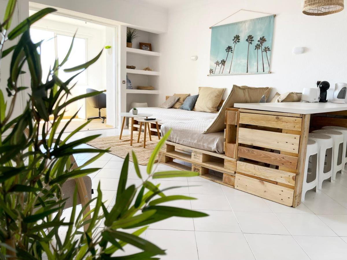 Panoramic Seaview - 2 Bedroom, Main Ave, 15 Min Walk Beach, Workspace Albufeira Bagian luar foto